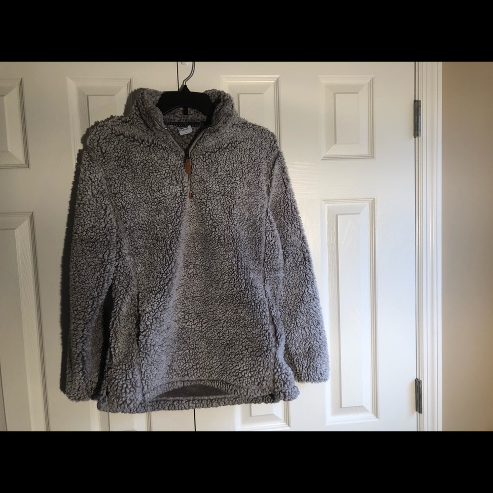 Ladies 1/4 Zip Pullover Large